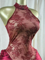 Crimson Lace Hourglass Dress | Mixtshop LLC