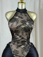 Crimson Lace Hourglass Dress | Mixtshop LLC