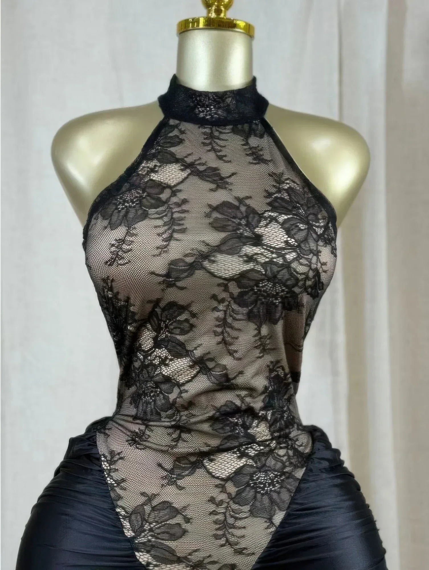 Crimson Lace Hourglass Dress | Mixtshop LLC