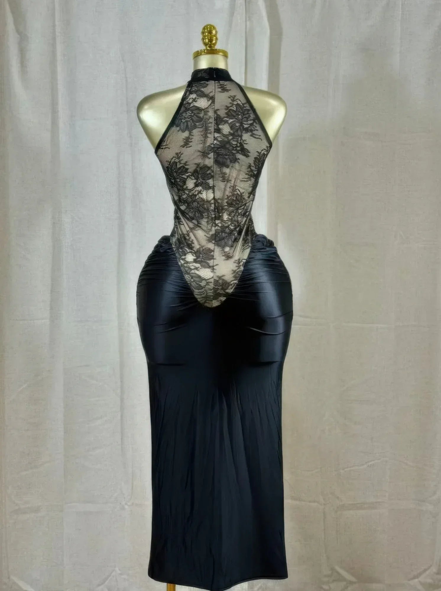 Crimson Lace Hourglass Dress | Mixtshop LLC