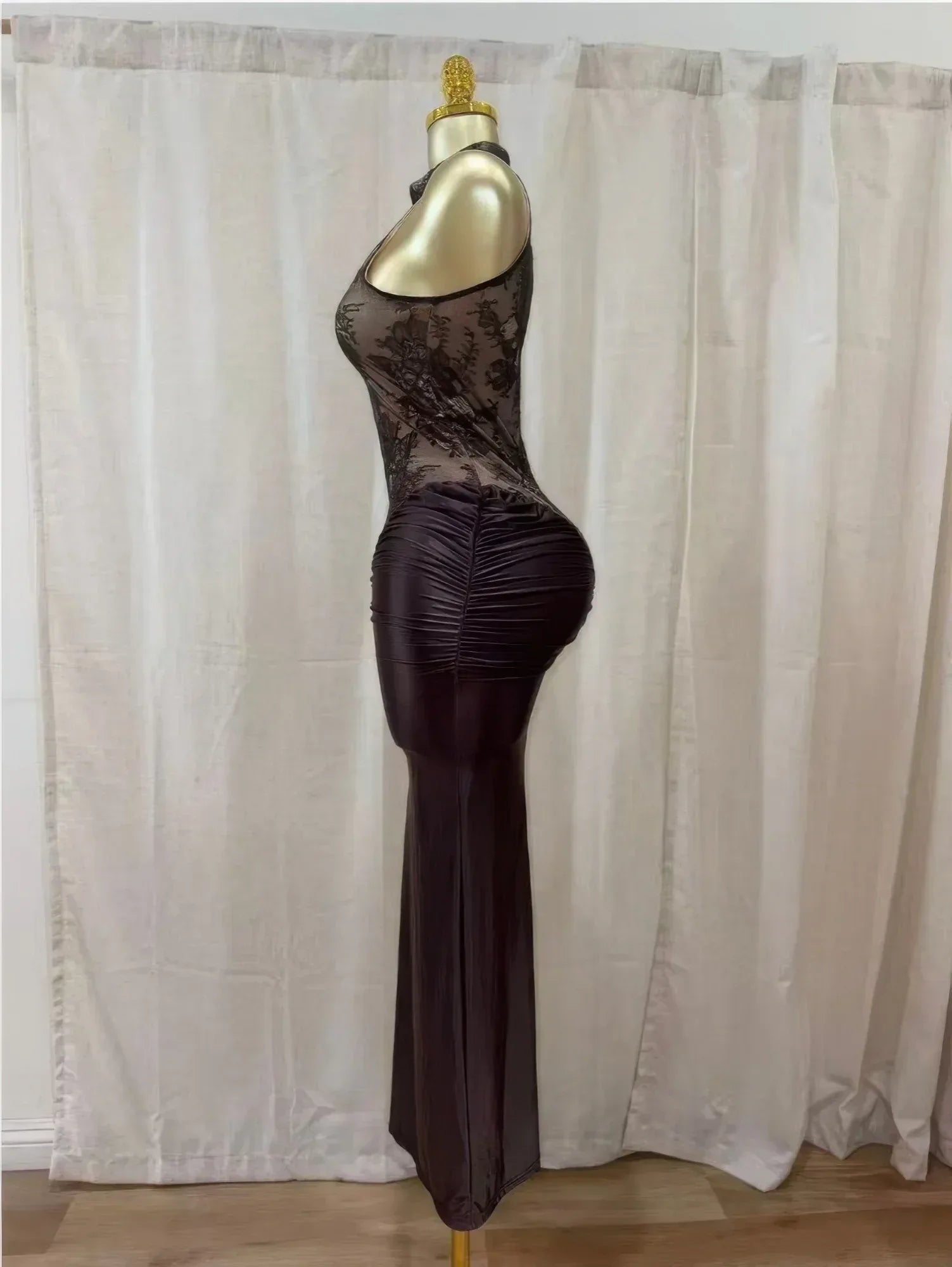 Crimson Lace Hourglass Dress | Mixtshop LLC
