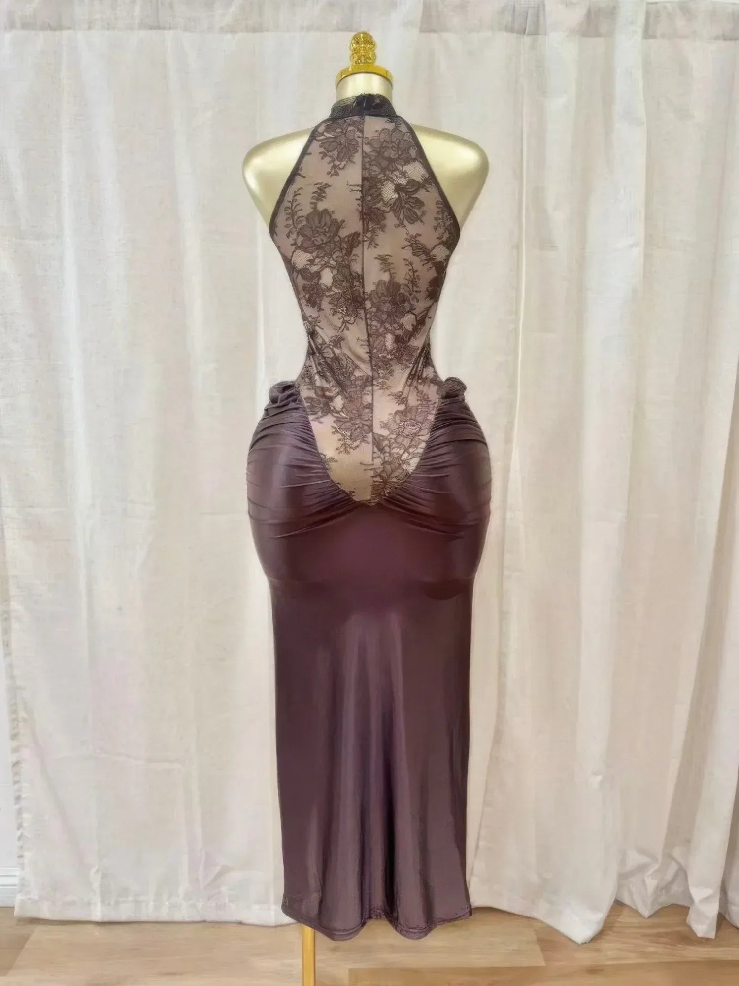 Crimson Lace Hourglass Dress | Mixtshop LLC