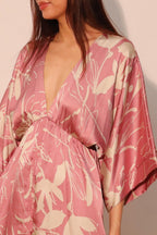 Dreaming Lily Satin Kimono Maxi Dress | Mixtshop LLC