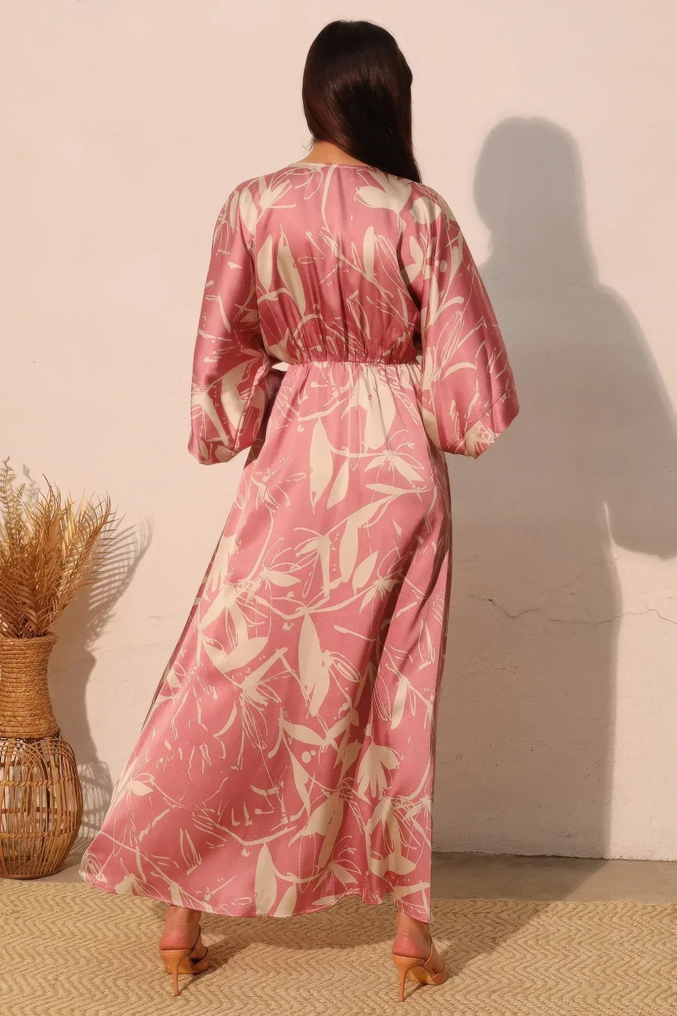 Dreaming Lily Satin Kimono Maxi Dress | Mixtshop LLC