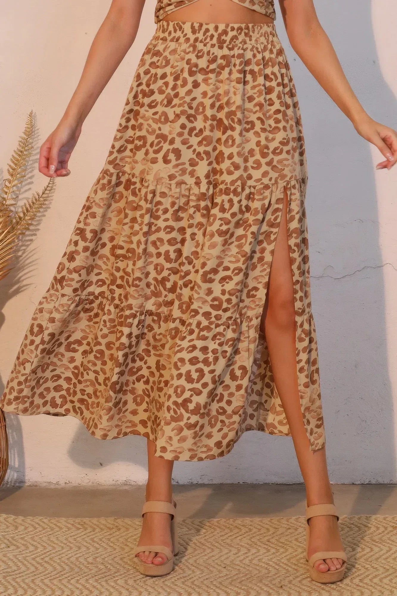 Wild Babe Tiered Maxi Skirt | Mixtshop LLC