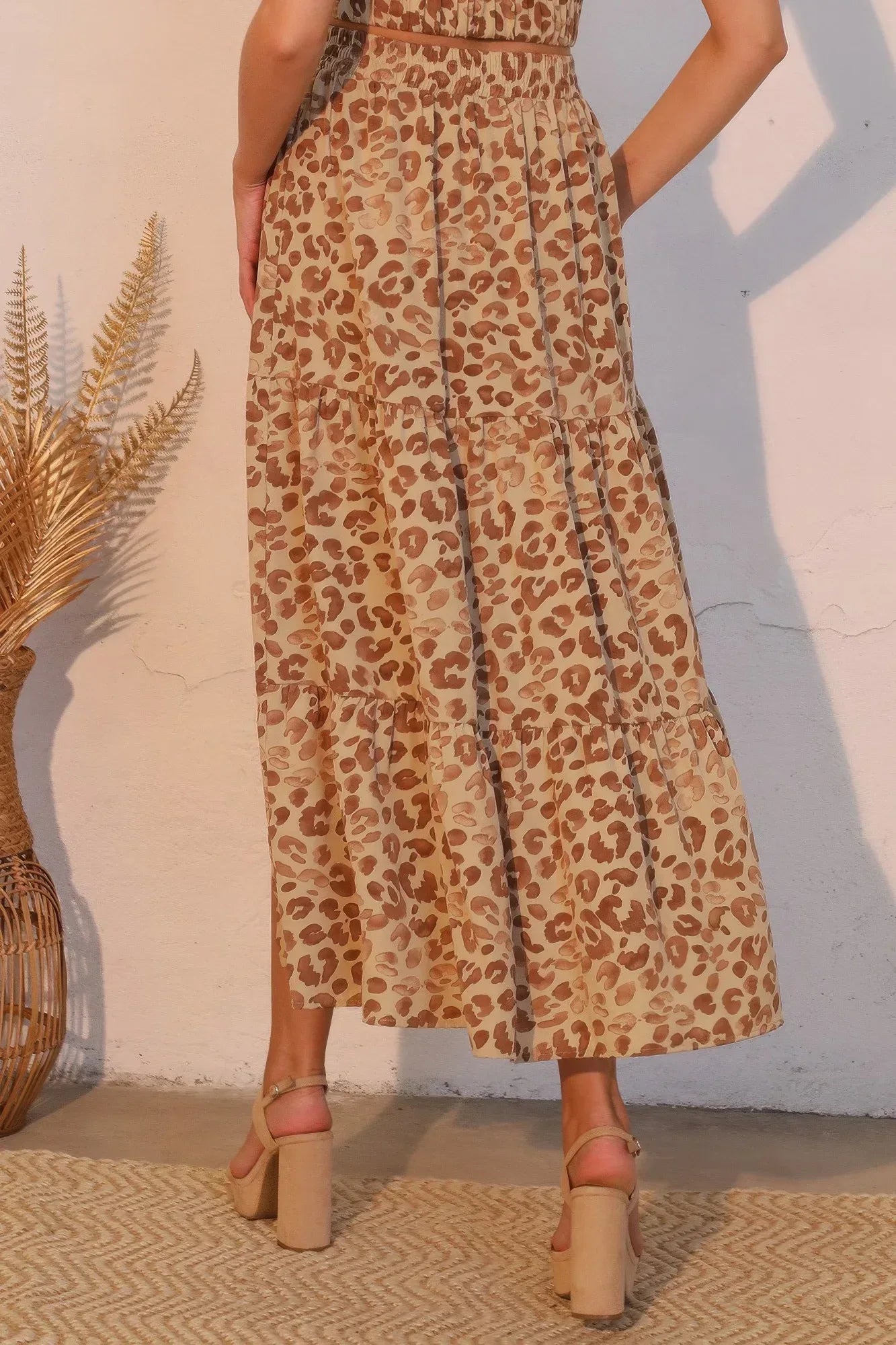 Wild Babe Tiered Maxi Skirt | Mixtshop LLC