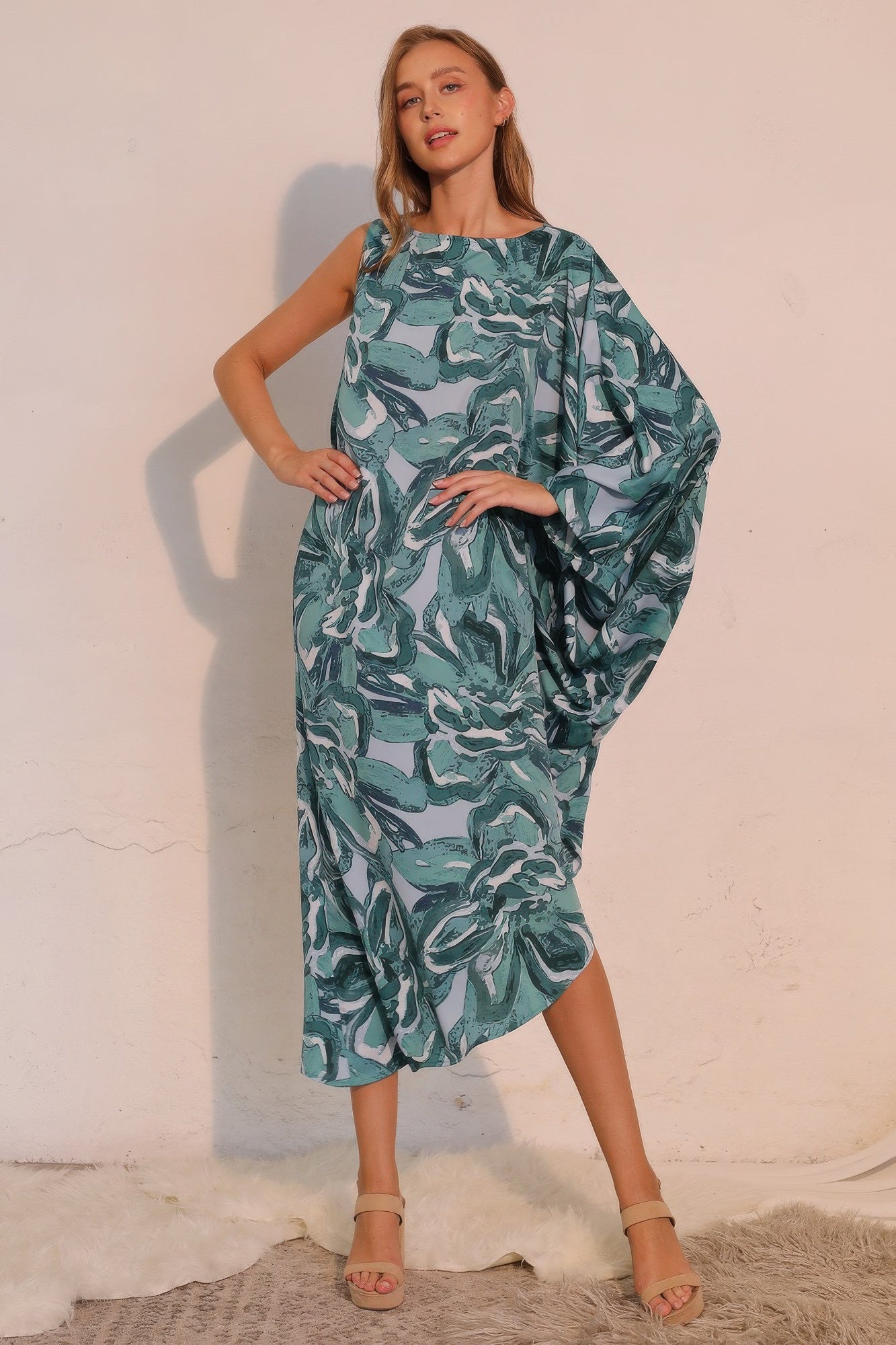 Chasing Petals One Sleeve Dress Secondary image