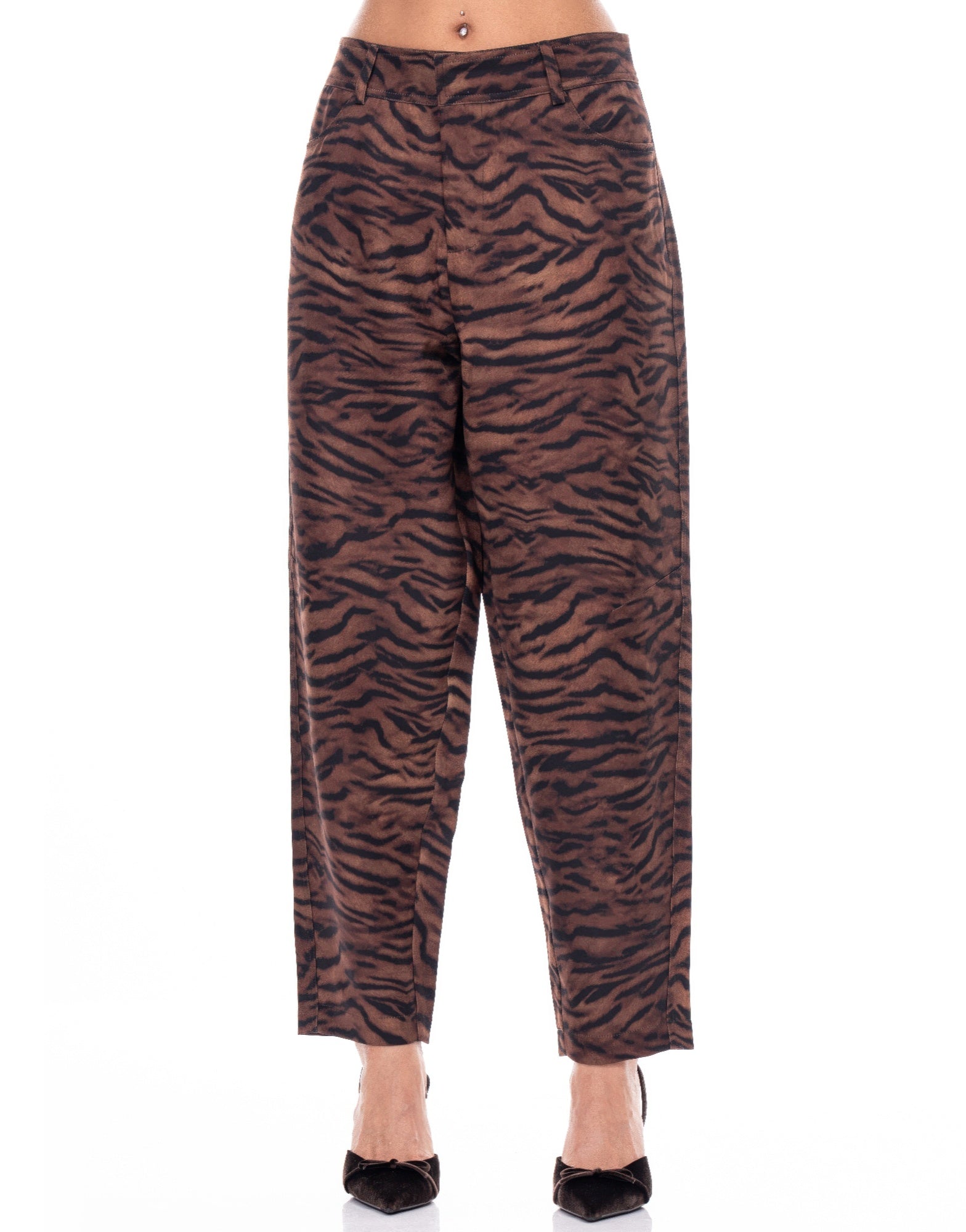 Zebra Print Pants Secondary image