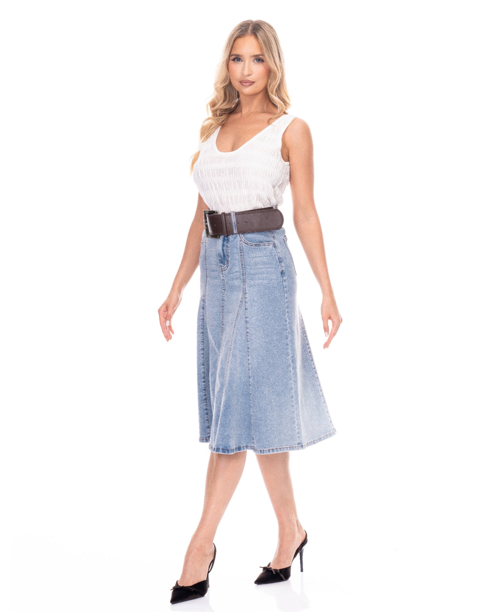 Denim Skirt Secondary image