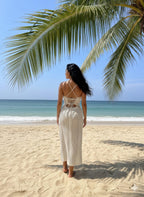Halter Neck Crochet Maxi Beach Dress | Mixtshop LLC