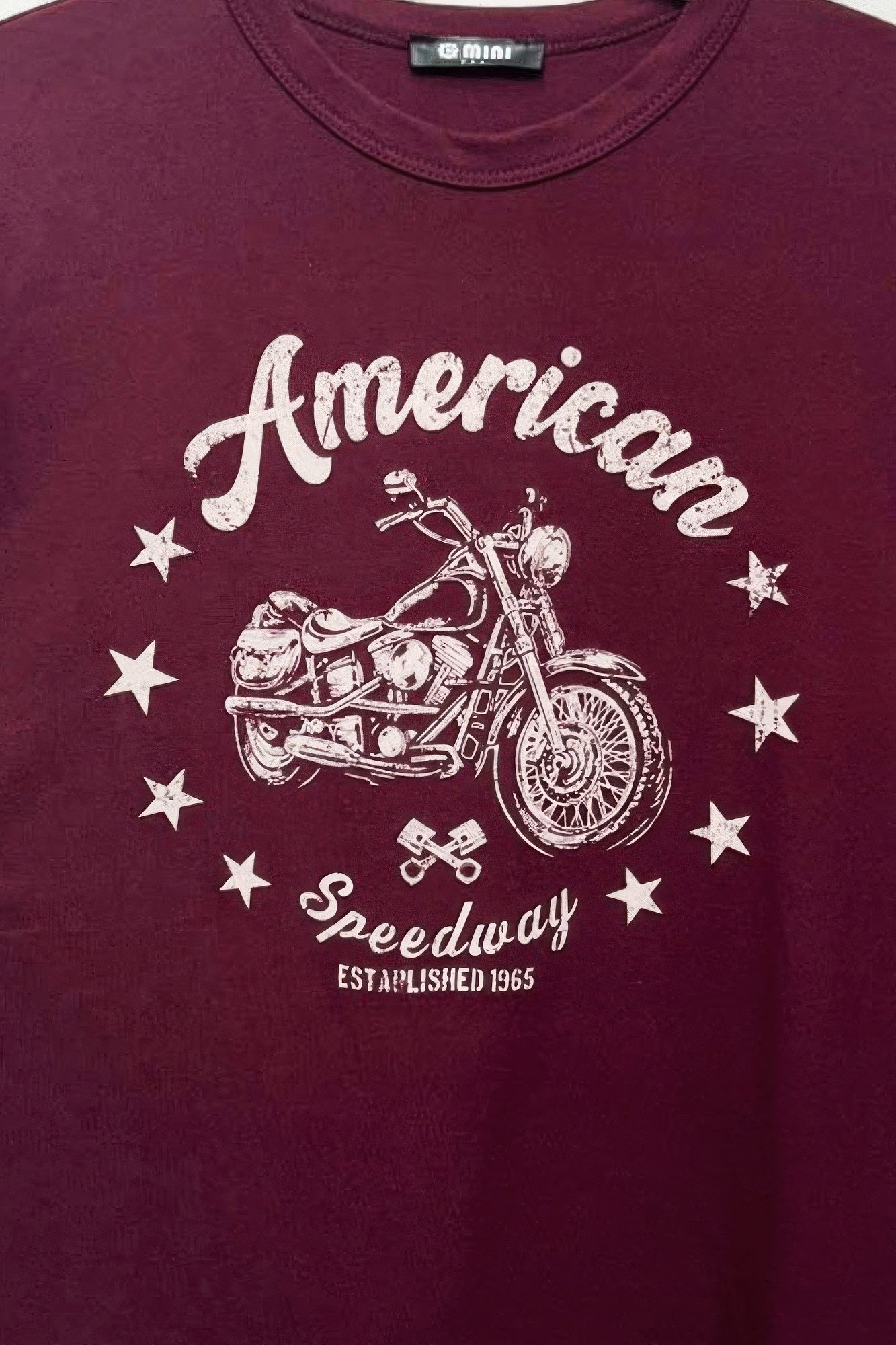 American Motorcycle Cotton Boxy Top Secondary image