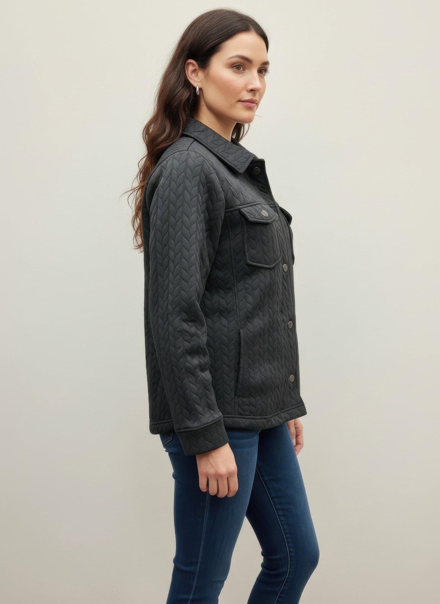 Onque Casual Textured Jacket Secondary image