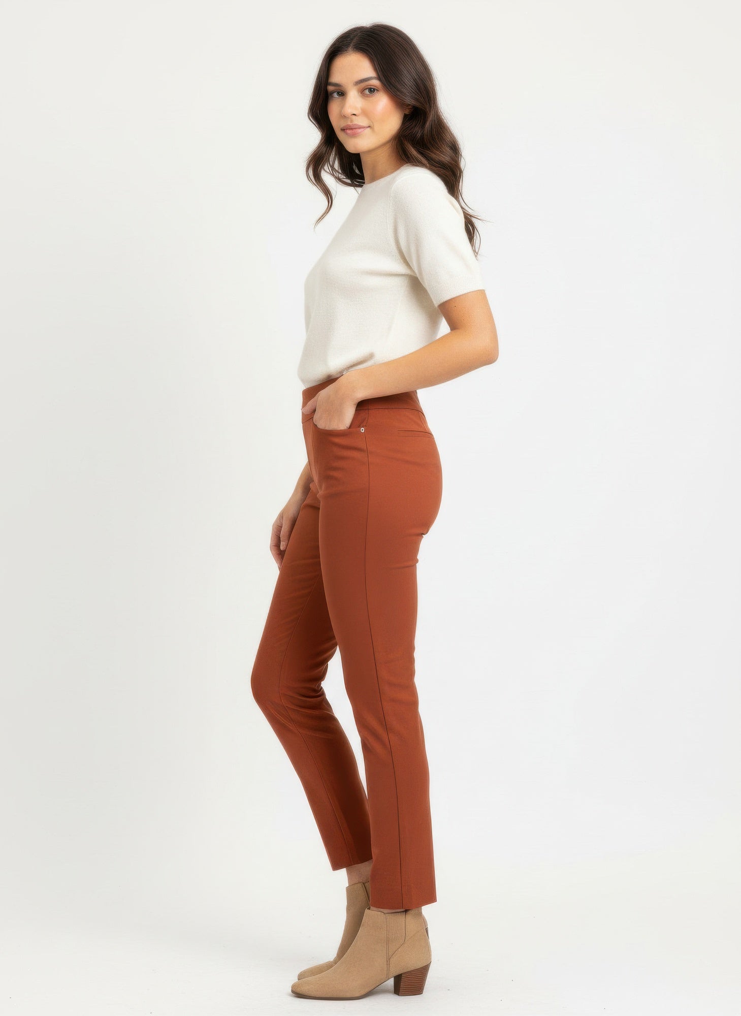 Counterparts Pull On Solid Pants Secondary image