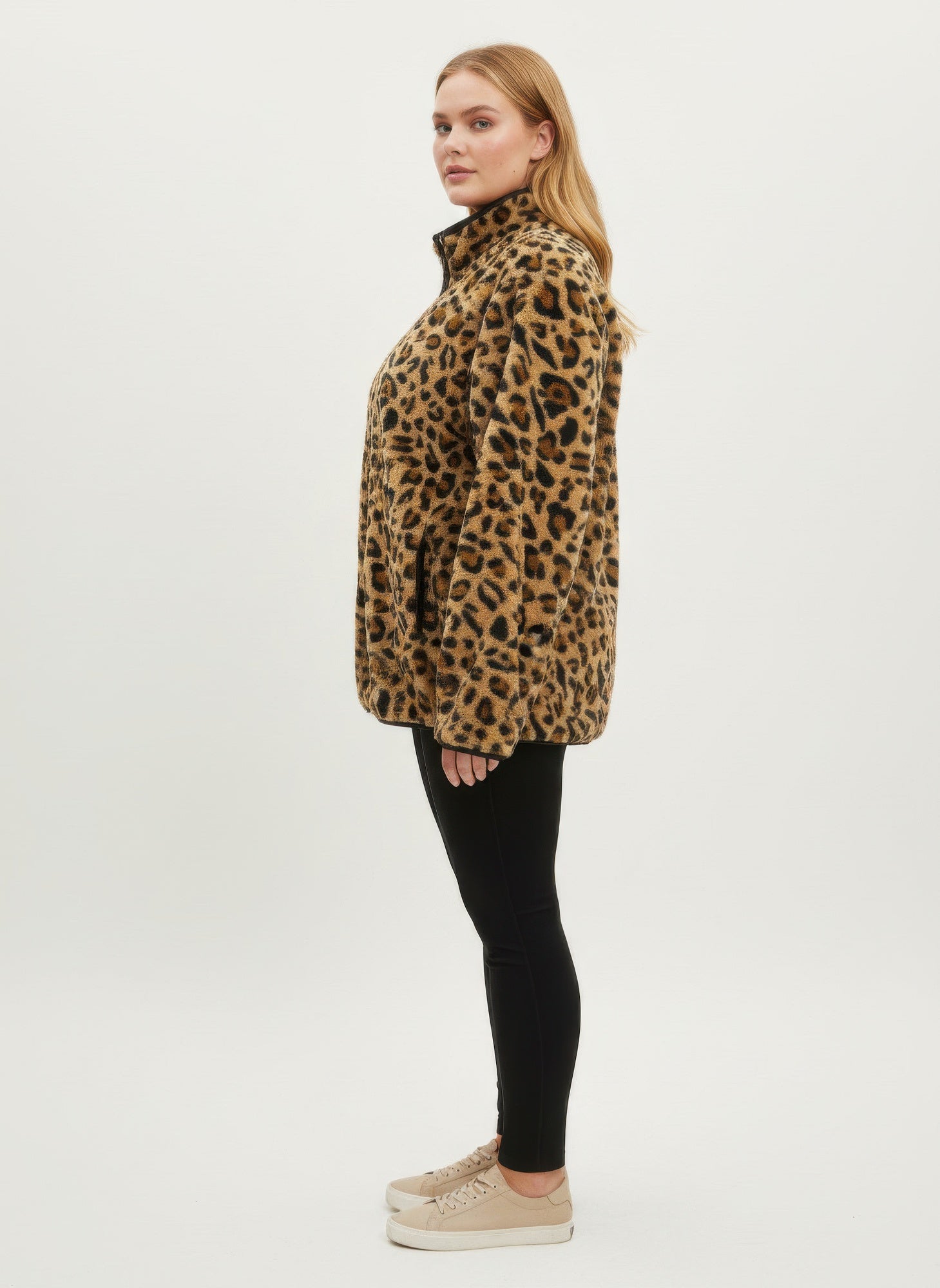 Onque Casual Animal Print Jacket Secondary image