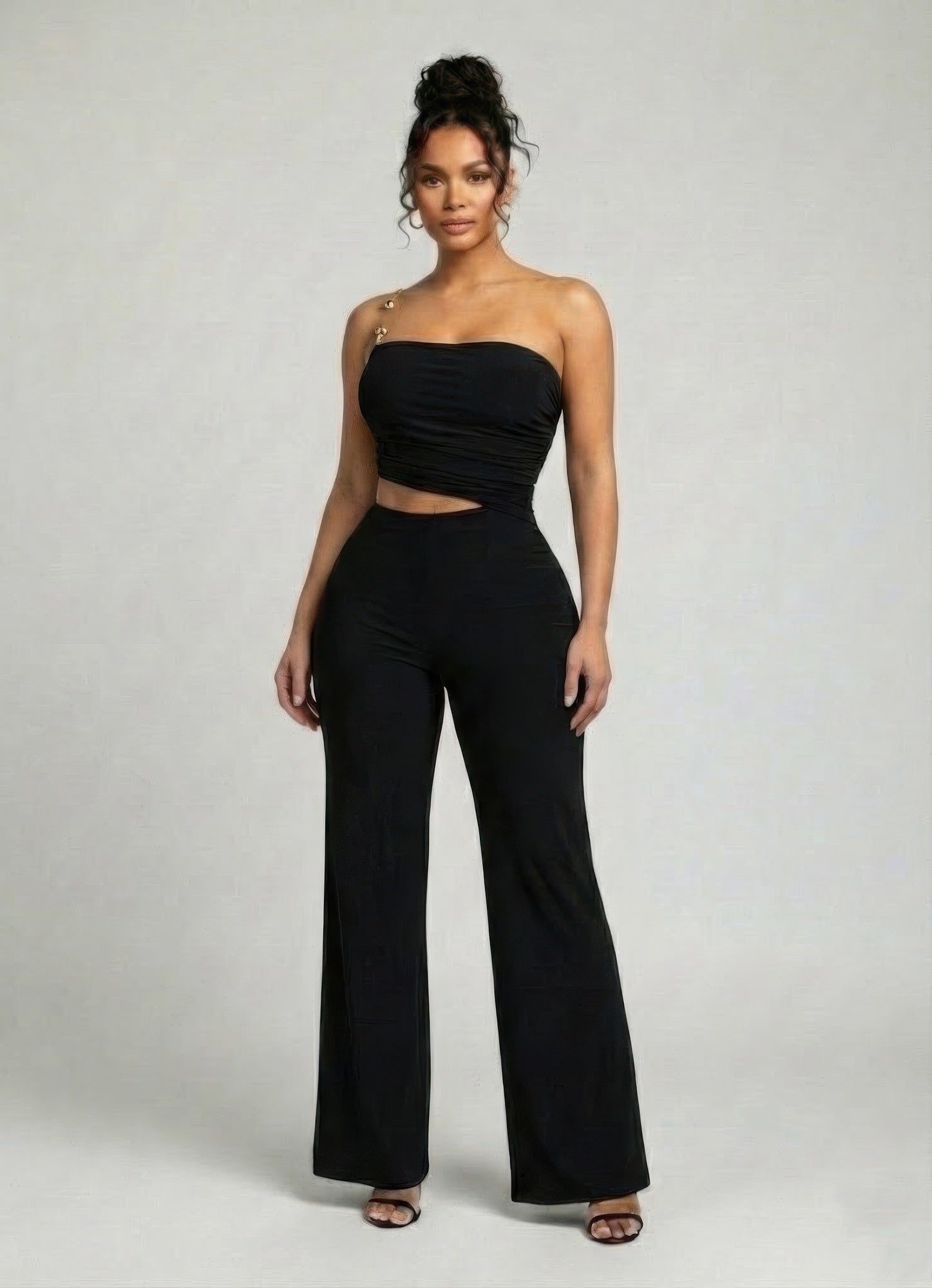 Modern Jumpsuit,ruched Bandeau-style Secondary image