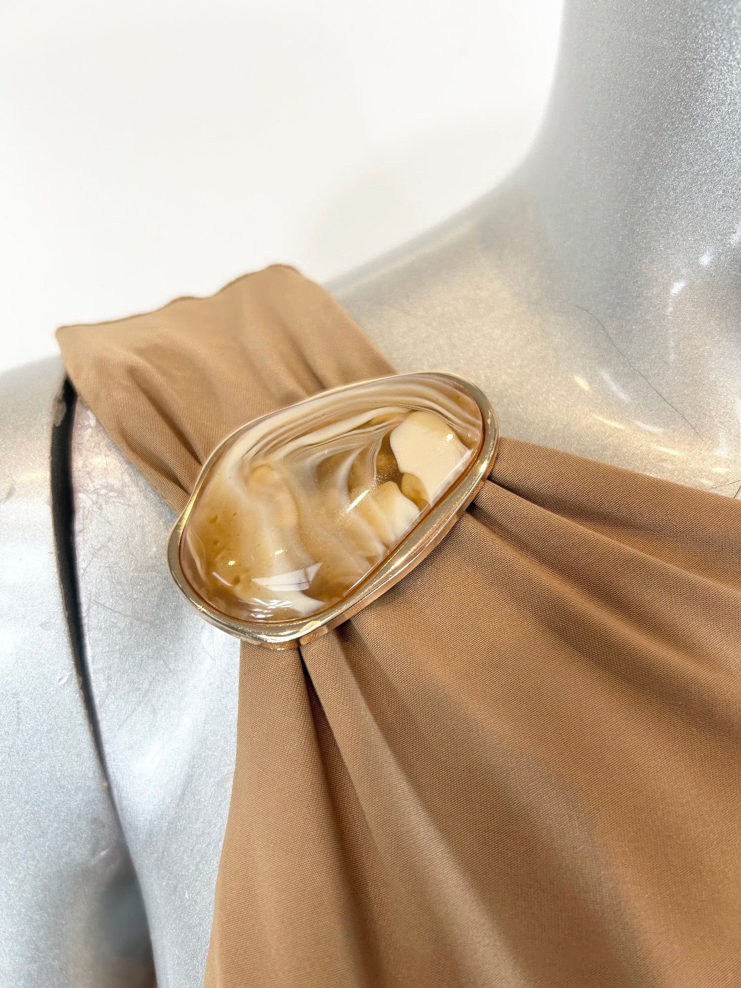 The Right Shoulder Is Gathered  Mini Dress Secondary image