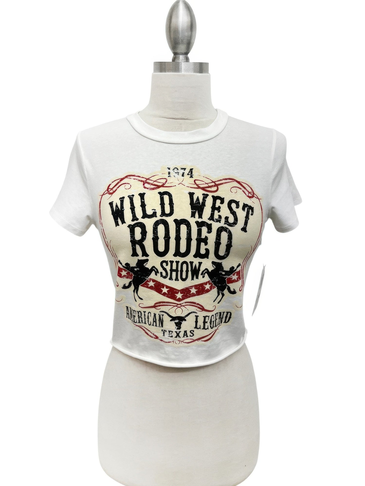 Wild West Rodeo Graphic Crop Tee Secondary image