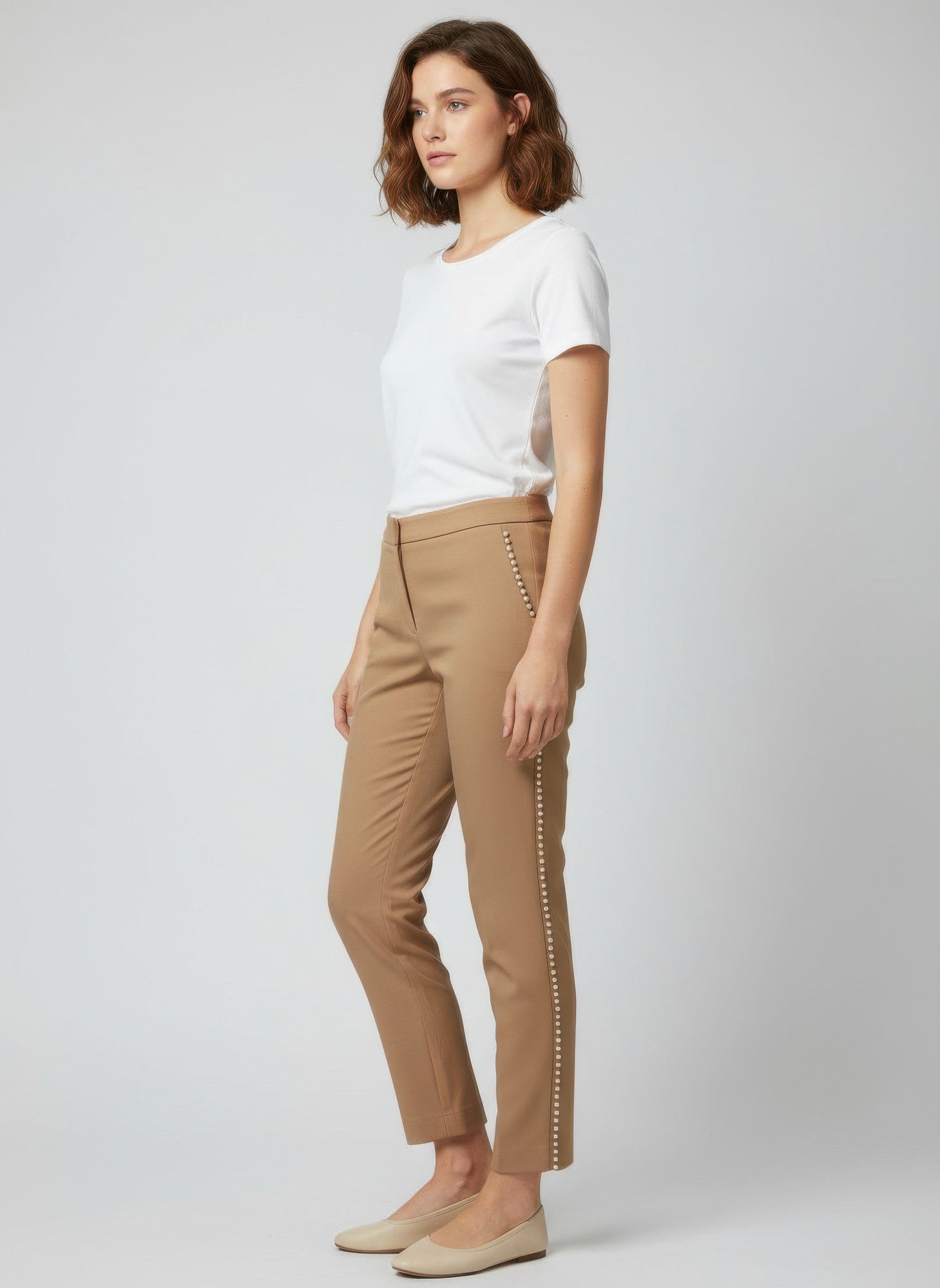 Zac & Rachel Solid Ankle Pants Secondary image