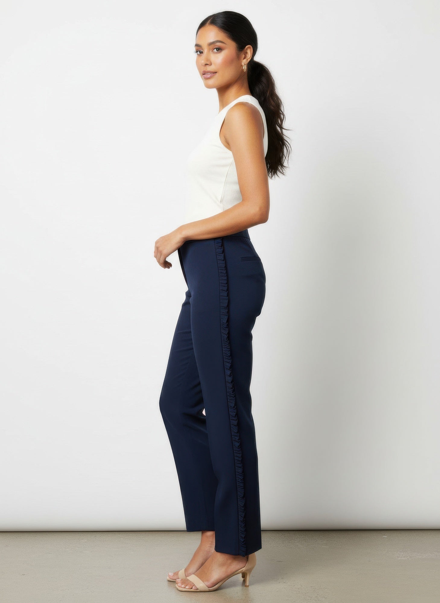 Zac & Rachel Solid Ankle Pants Secondary image