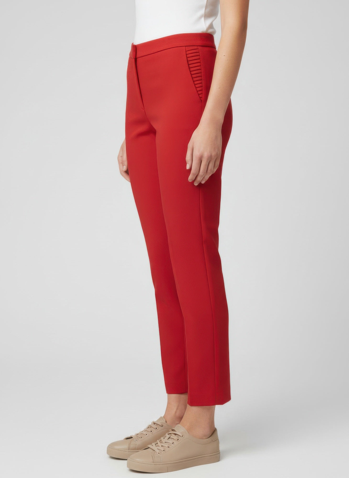 Zac & Rachel Solid Ankle Pants Secondary image