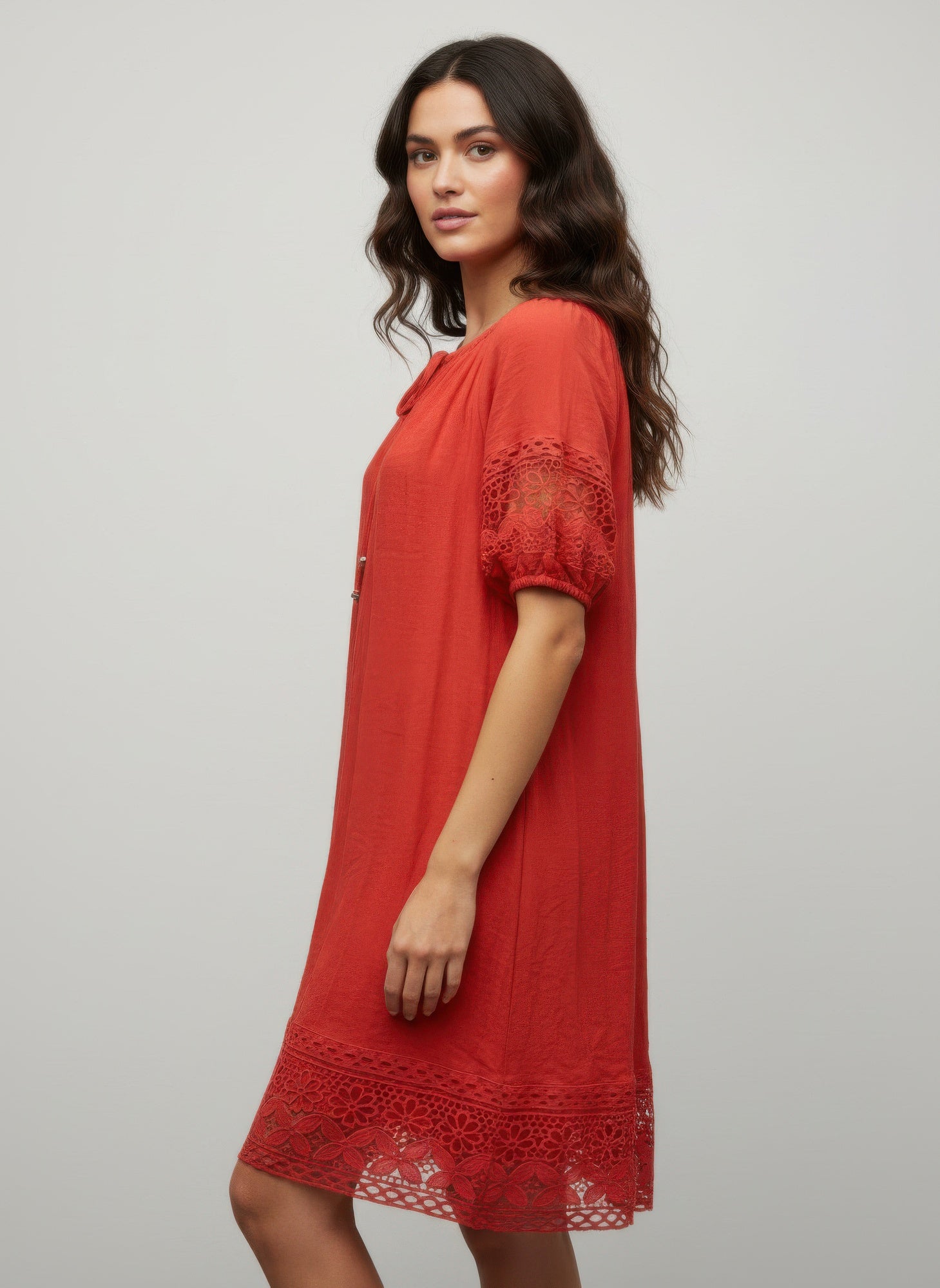 Mlle Gabrielle Solid Short Sleeve Dress Secondary image