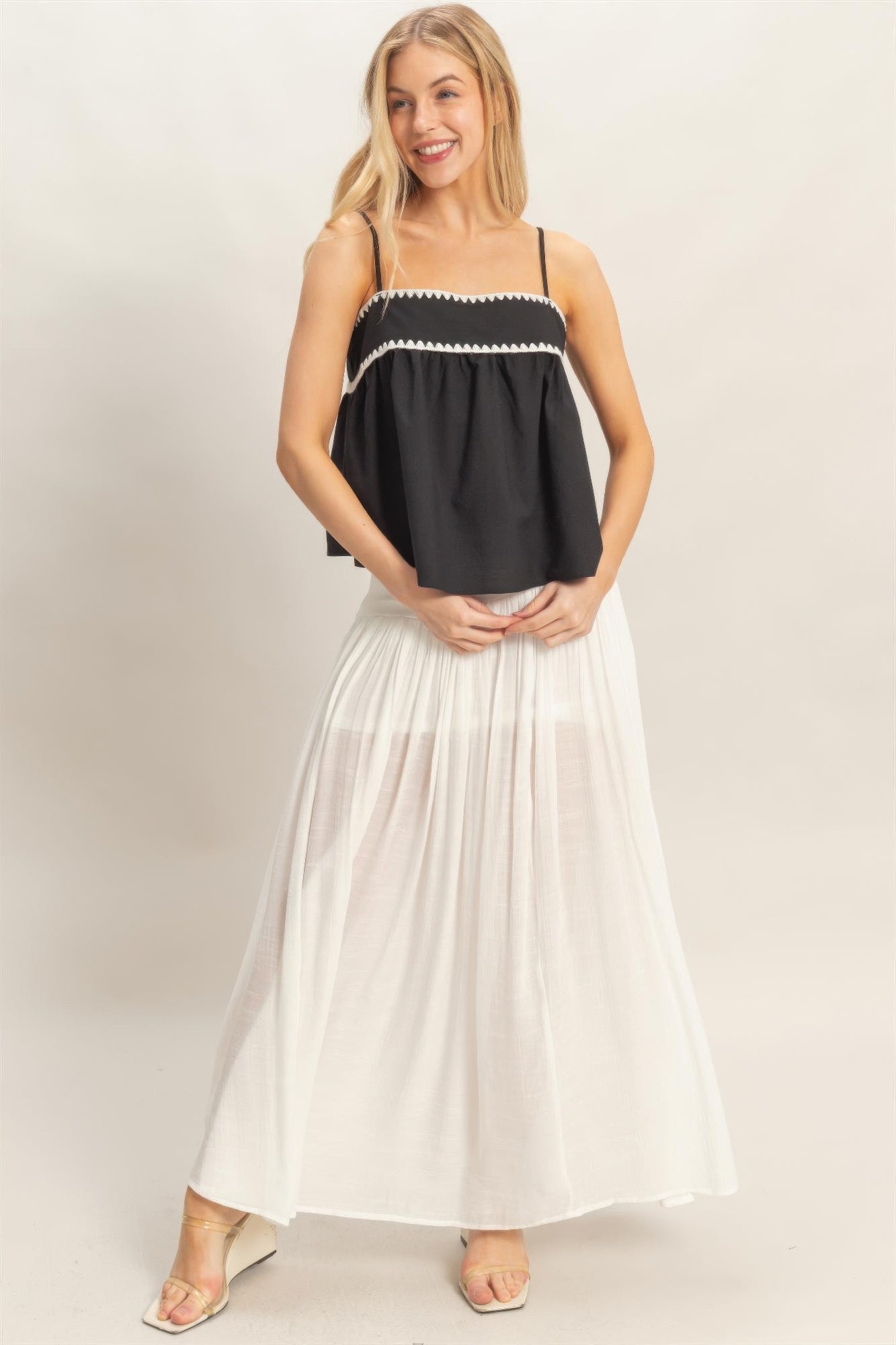 Sleeveless Babydoll Top Secondary image