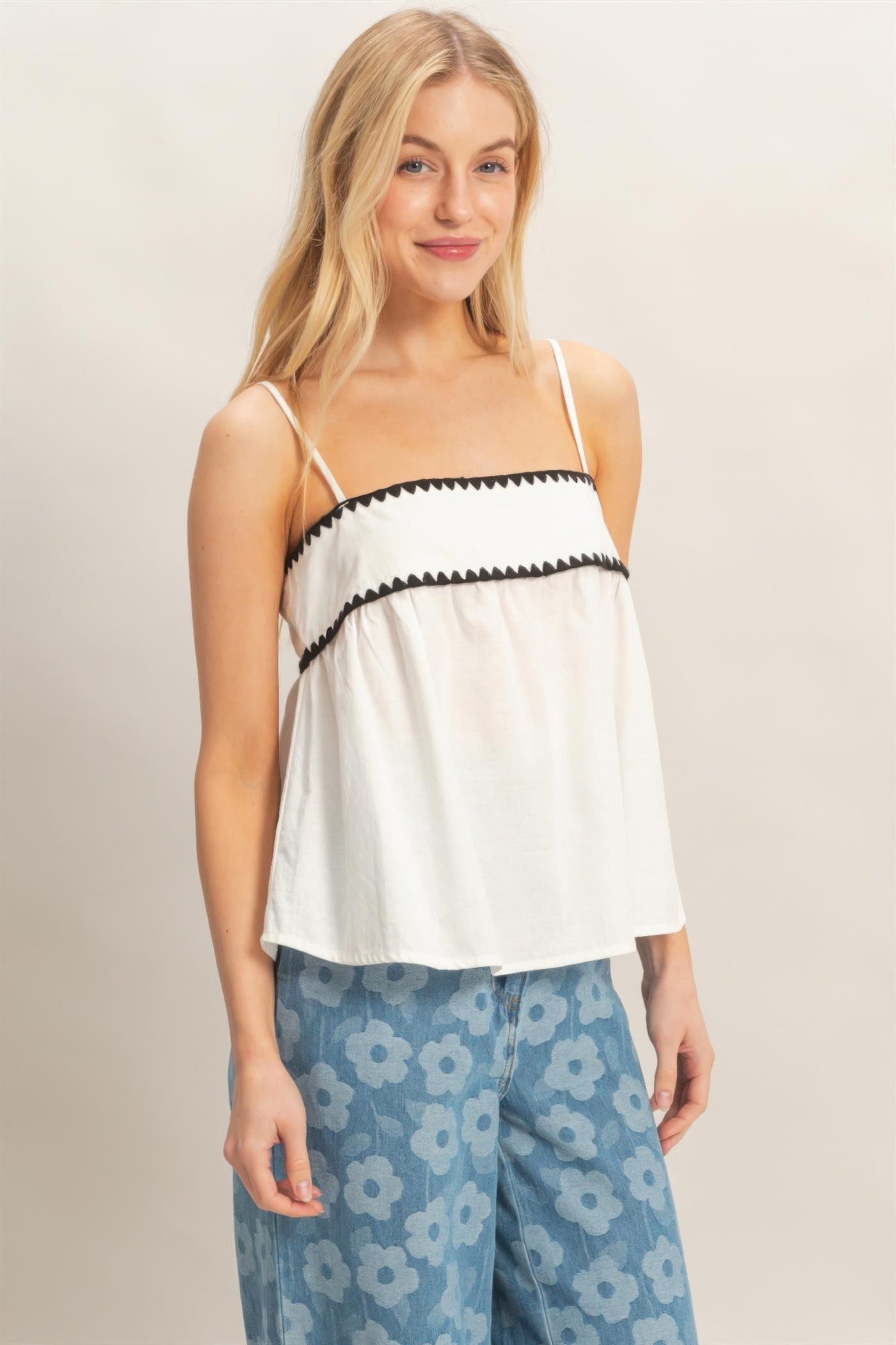Sleeveless Babydoll Top Secondary image