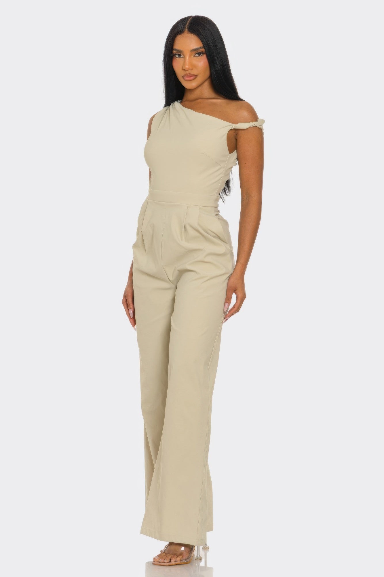Chic Poise One-shoulder Jumpsuit Secondary image