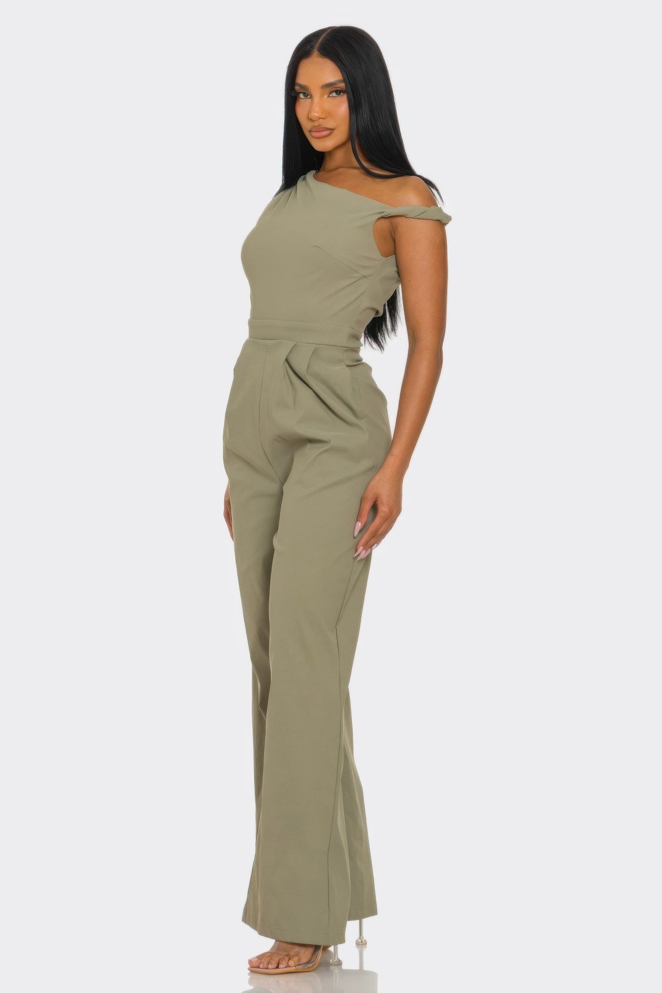 Chic Poise One-shoulder Jumpsuit Secondary image