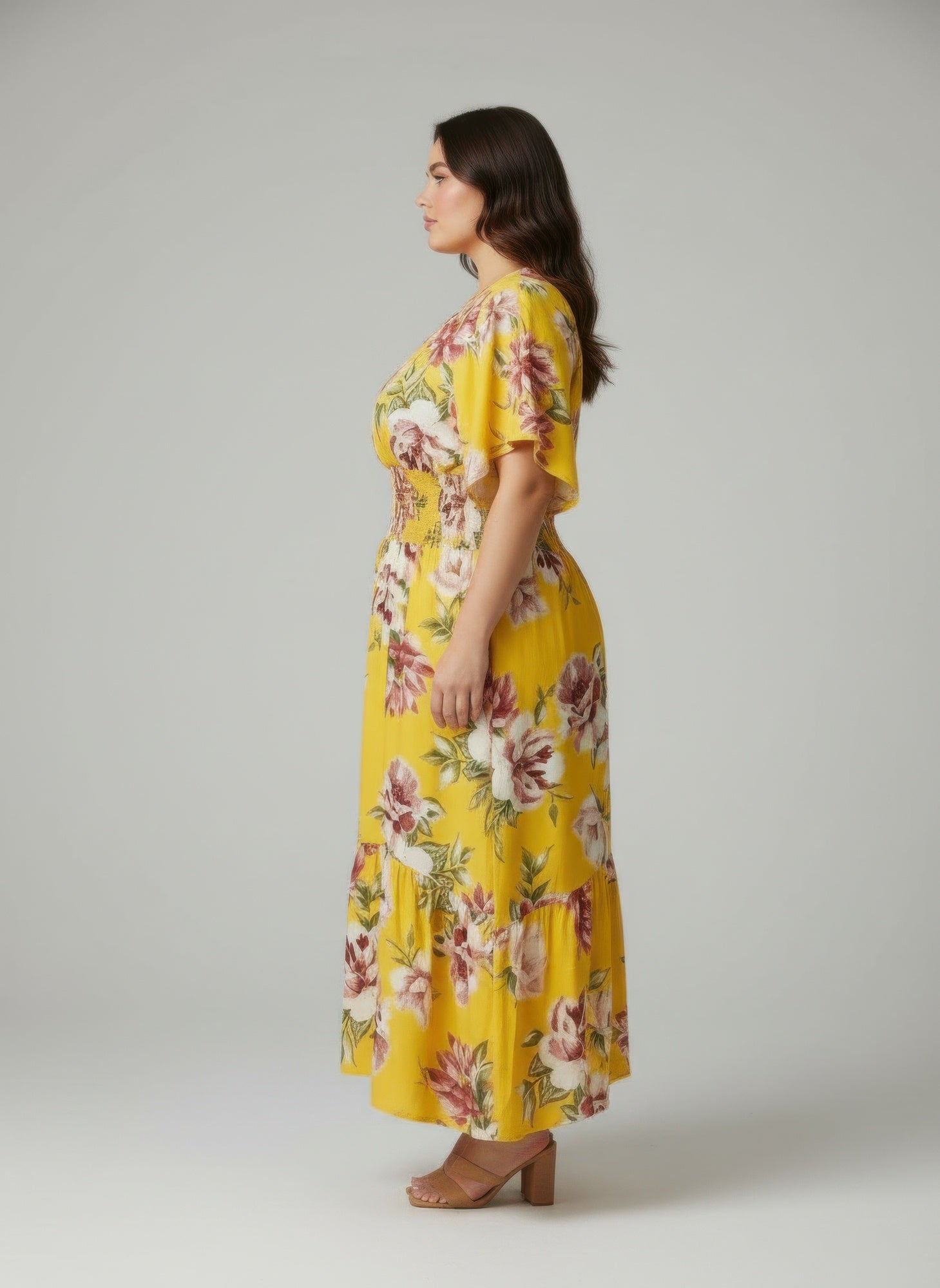 Mlle Gabrielle Floral Dress - Plus Size Secondary image
