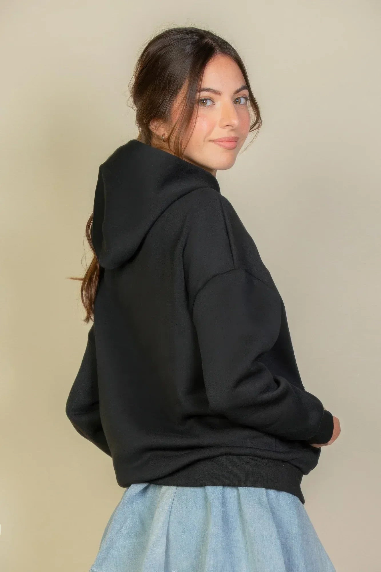 Graphic Kangaroo Pocket Drawstring Hoodie | Mixtshop LLC