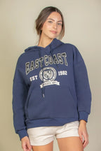 Graphic Kangaroo Pocket Drawstring Hoodie | Mixtshop LLC