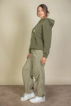 Graphic Kangaroo Pocket Drawstring Hoodie | Mixtshop LLC