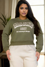 Plus Size Graphic Drop Shoulder Sweatshirt | Mixtshop LLC