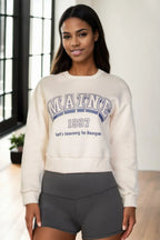 Graphic Drop Shoulder Sweatshirt | Mixtshop LLC