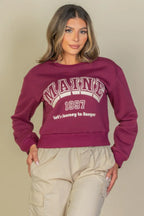 Graphic Drop Shoulder Sweatshirt | Mixtshop LLC