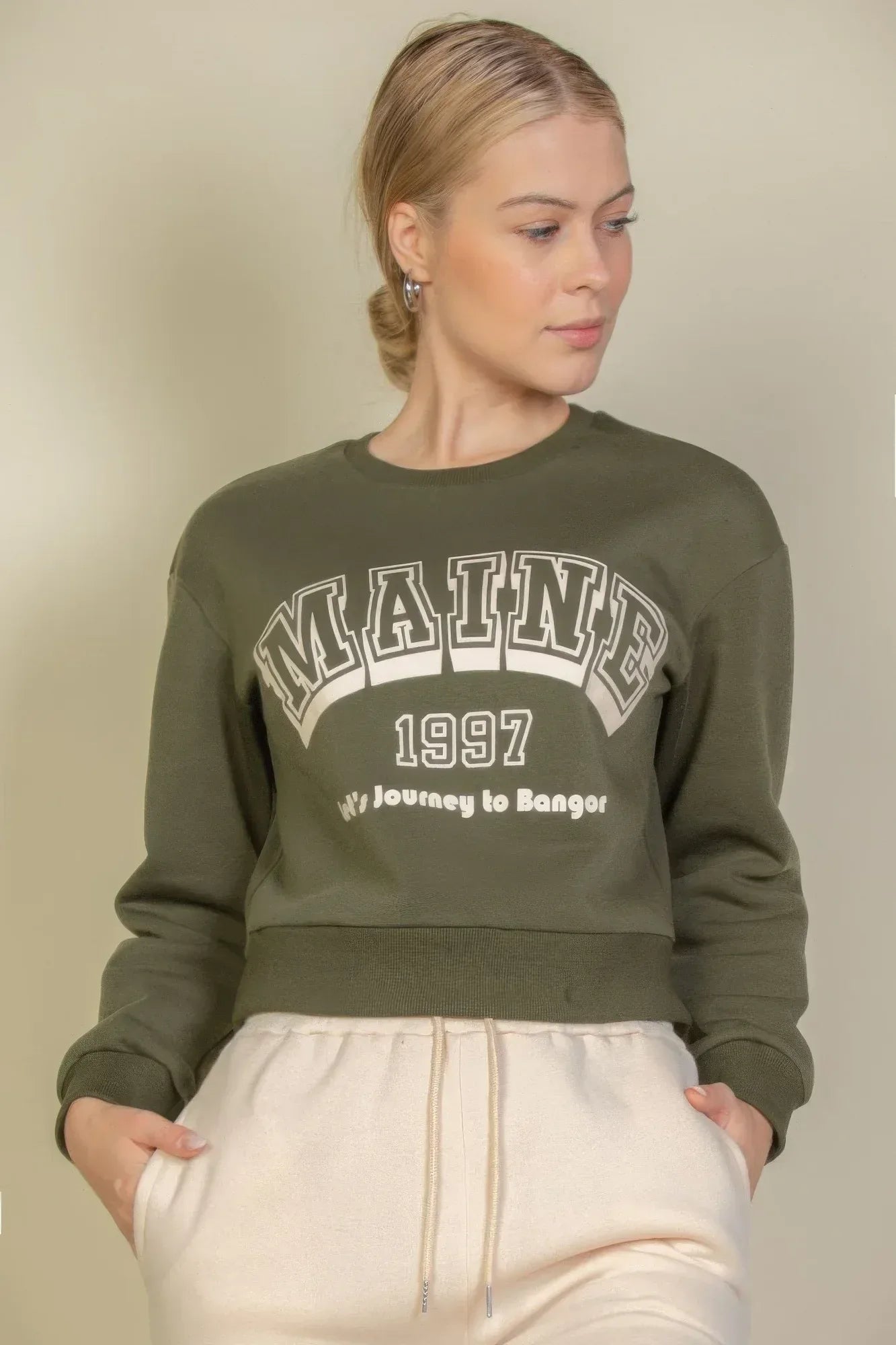 Graphic Drop Shoulder Sweatshirt | Mixtshop LLC