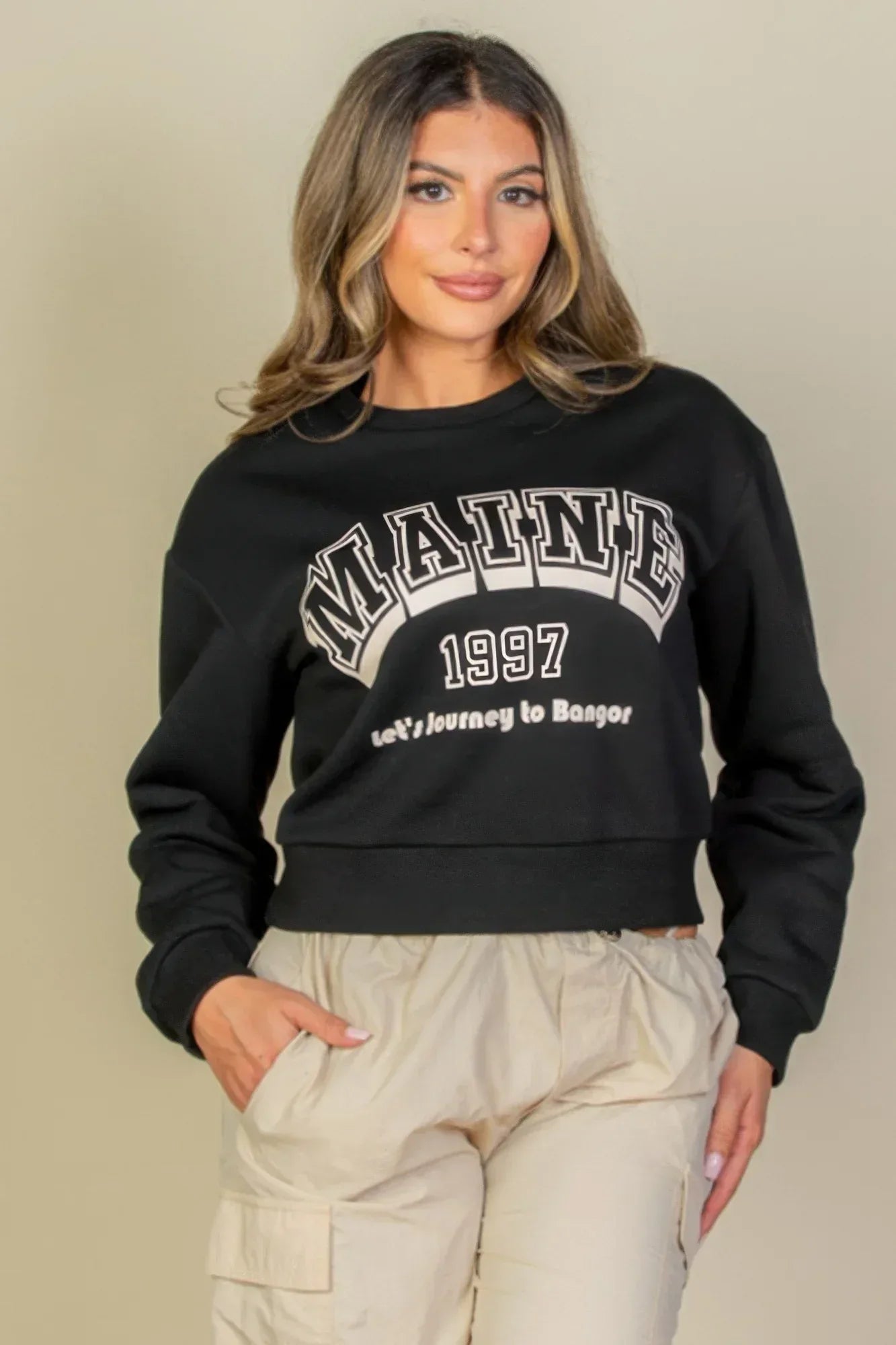 Graphic Drop Shoulder Sweatshirt | Mixtshop LLC