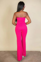 Strapless Corset Top & Flare Pants Set | Mixtshop LLC