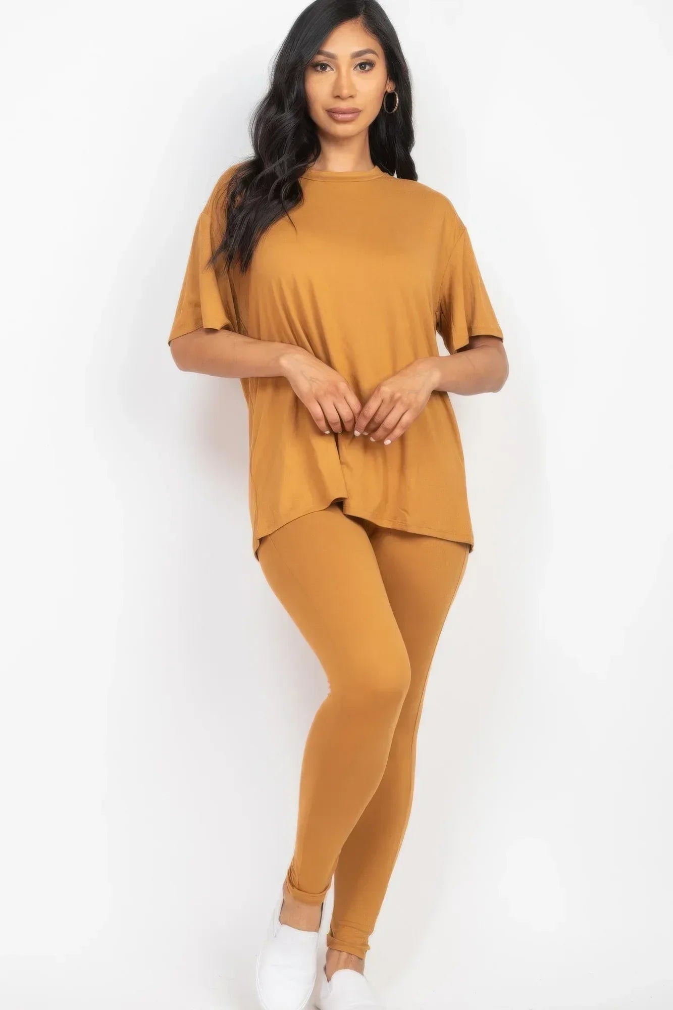 Oversized T-shirt & Leggings Set Secondary image