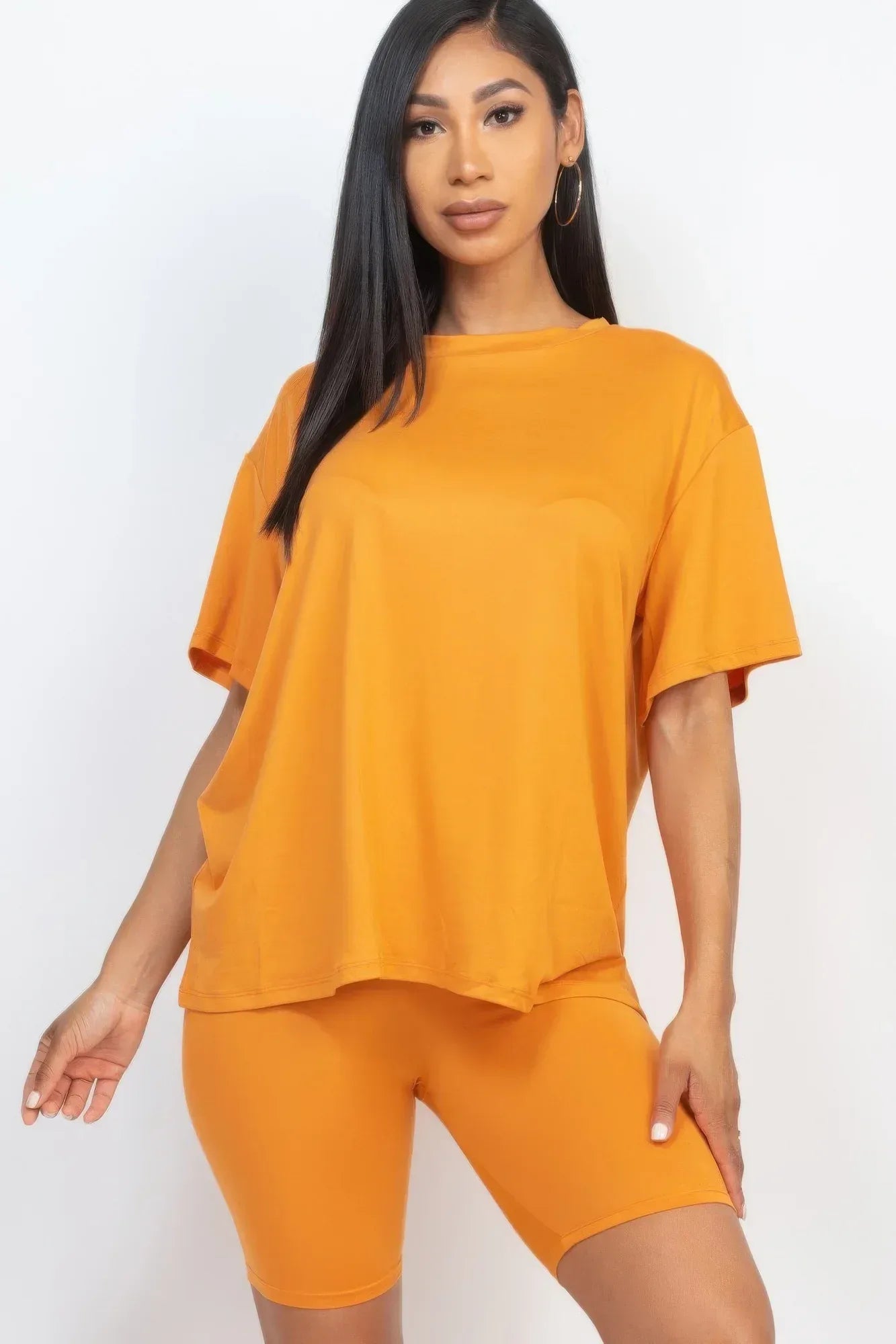 Loose Fit Top & Biker Shorts Set | Mixtshop LLC