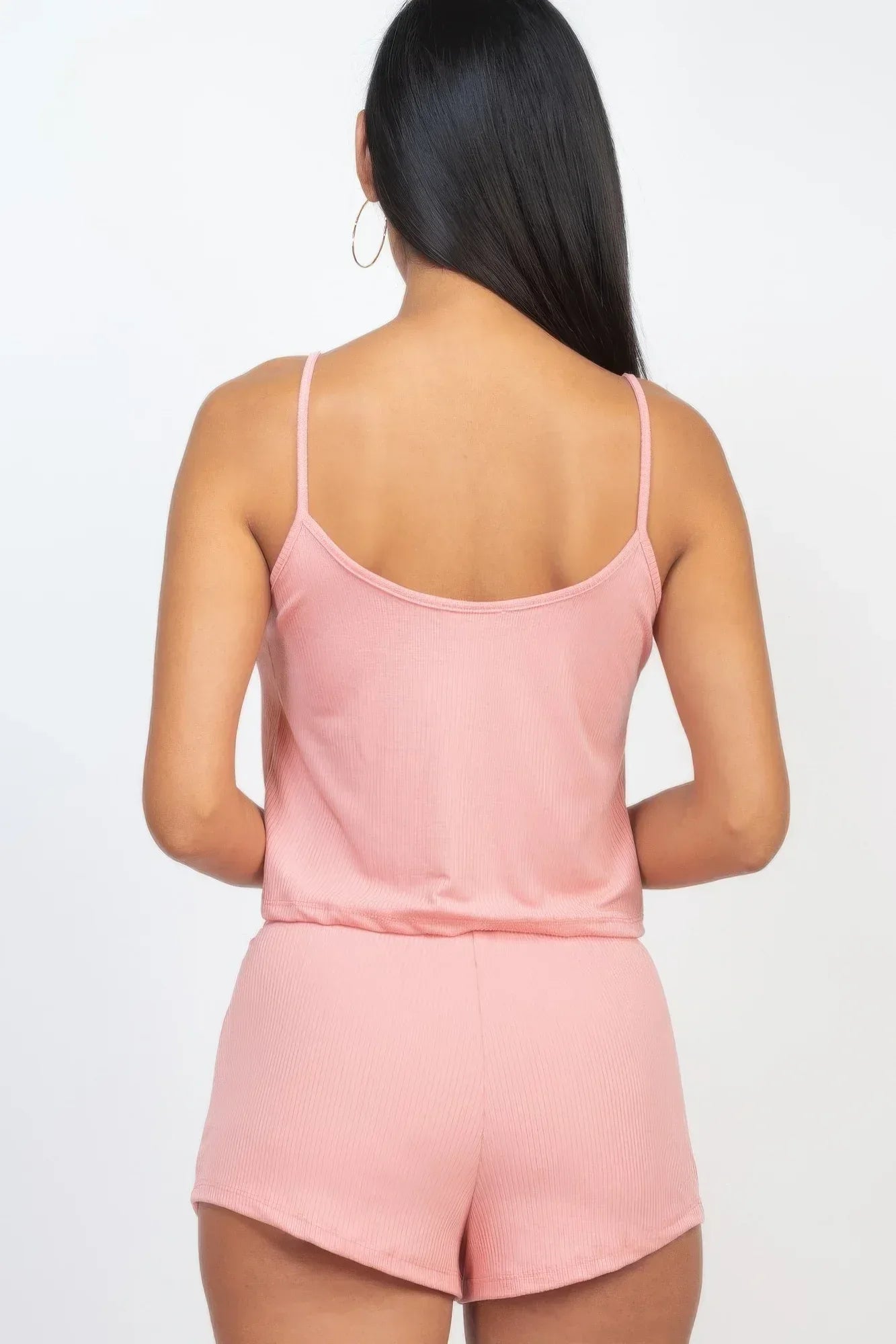 Ribbed Strappy Top & Shorts Set | Mixtshop LLC