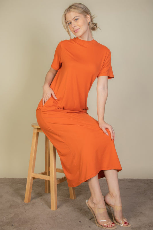 Side Pocket Tee Dress | Mixtshop LLC