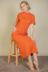 Side Pocket Tee Dress | Mixtshop LLC