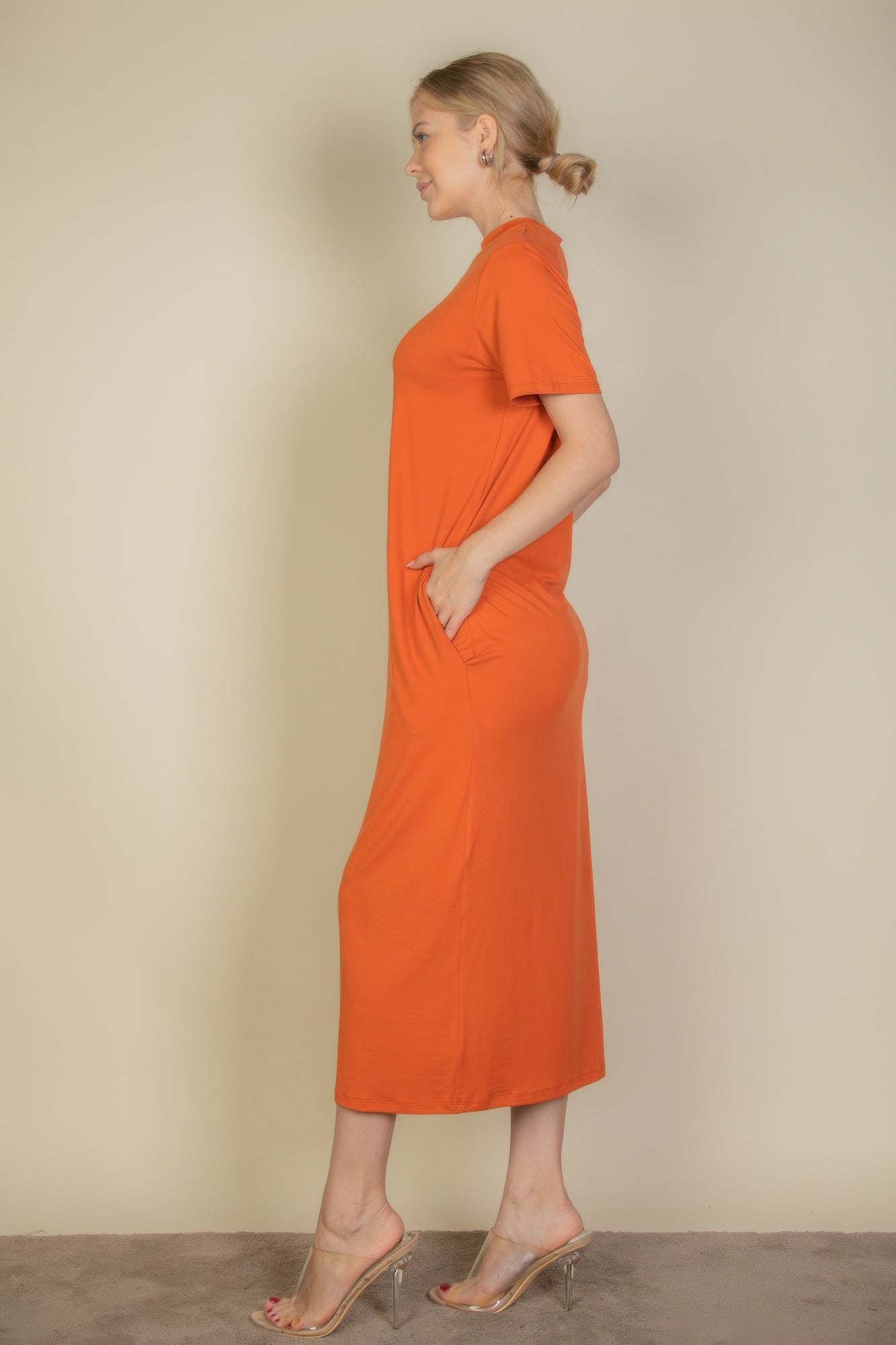 Side Pocket Tee Dress | Mixtshop LLC