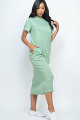Side Pocket Tee Dress | Mixtshop LLC
