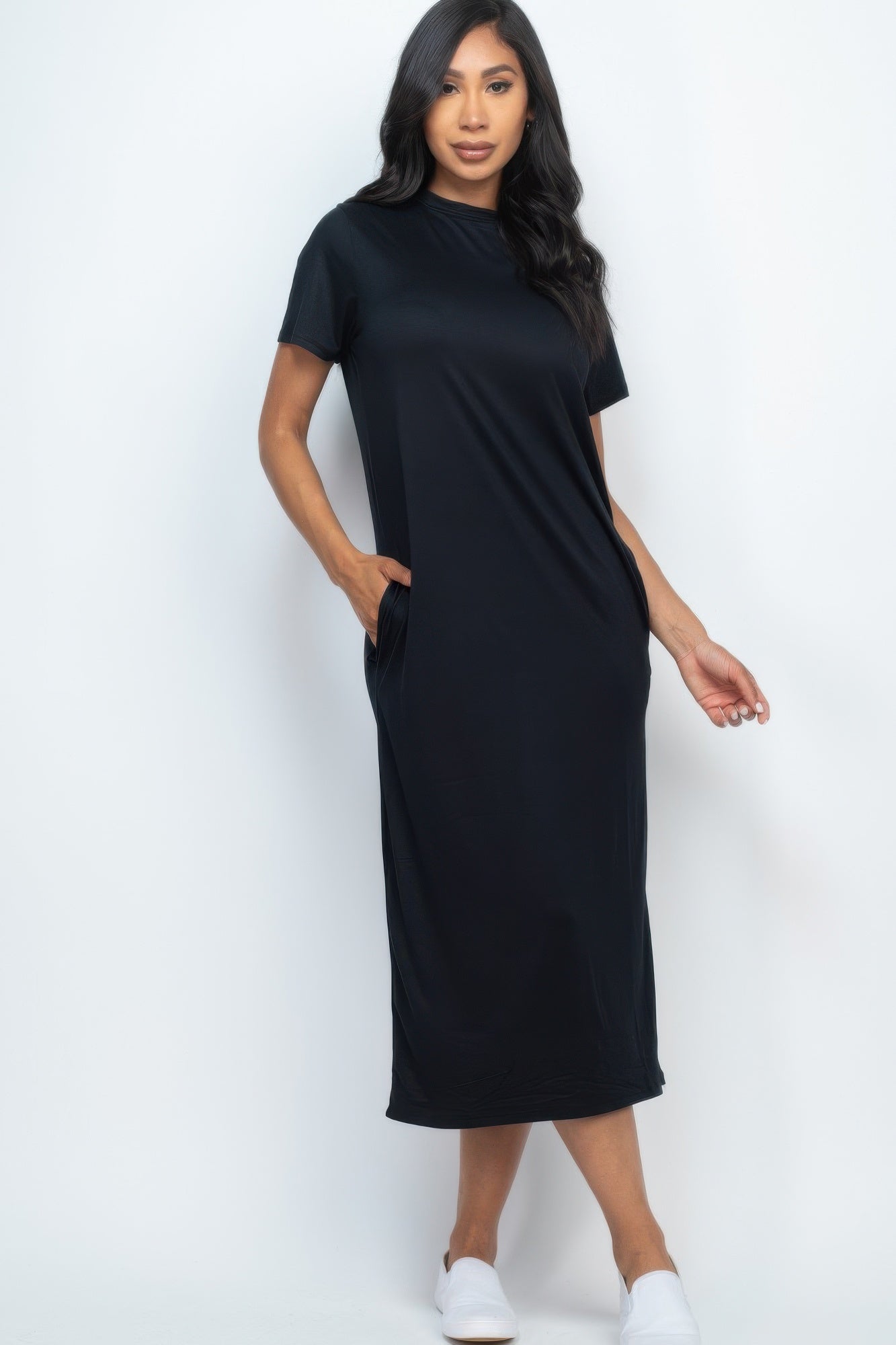 Side Pocket Tee Dress | Mixtshop LLC