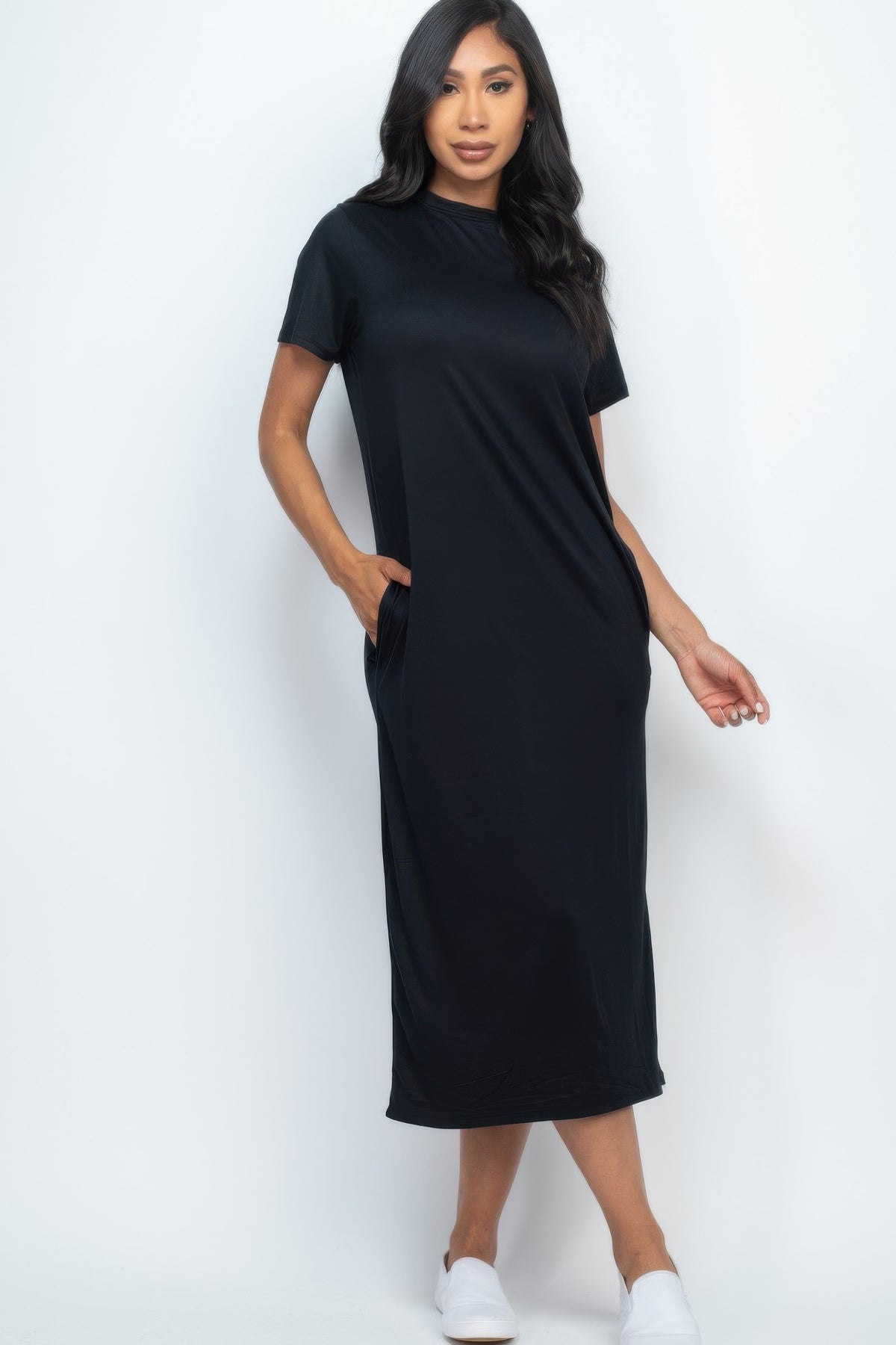 Side Pocket Tee Dress | Mixtshop LLC