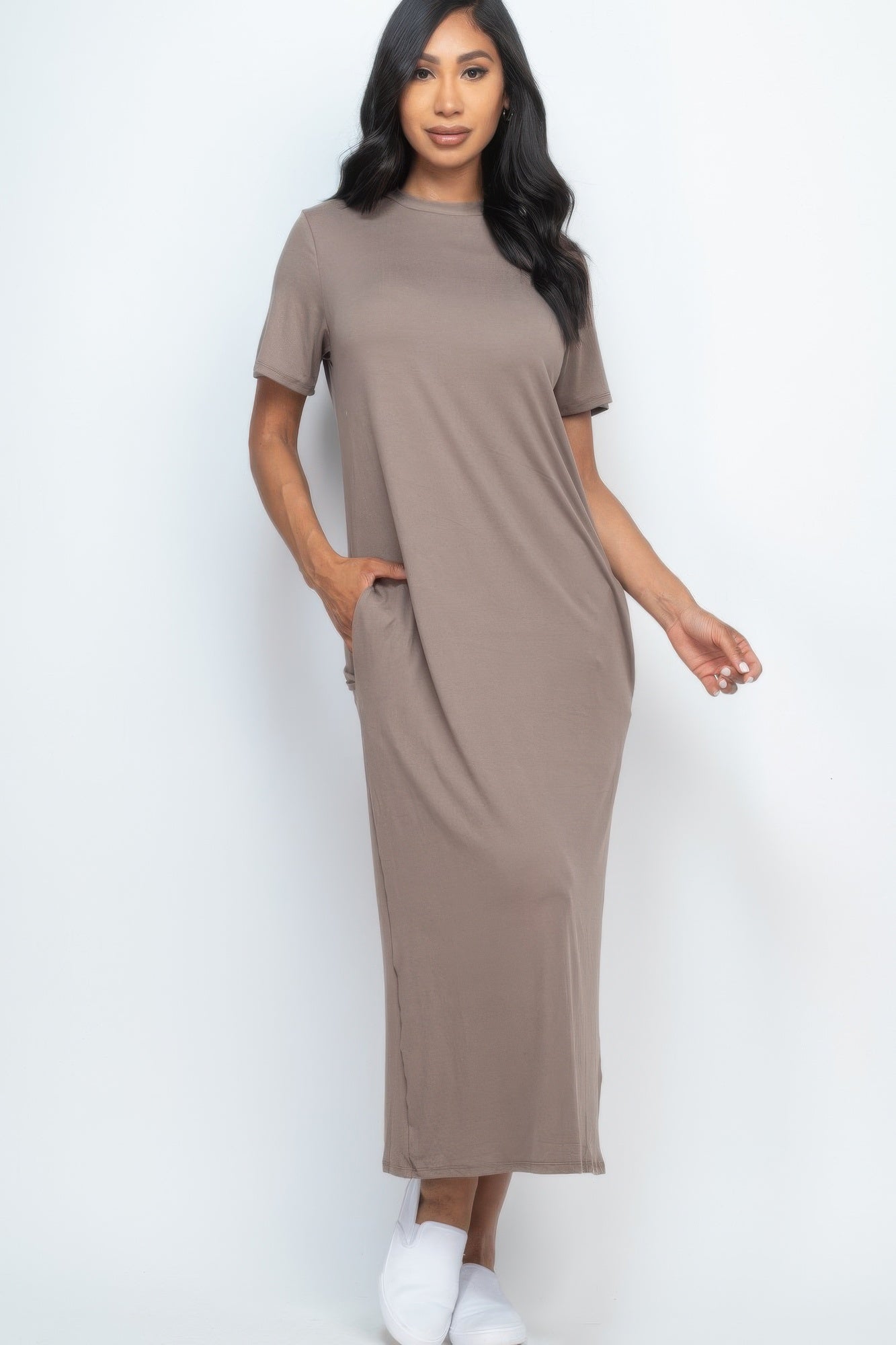 Side Pocket Tee Dress | Mixtshop LLC