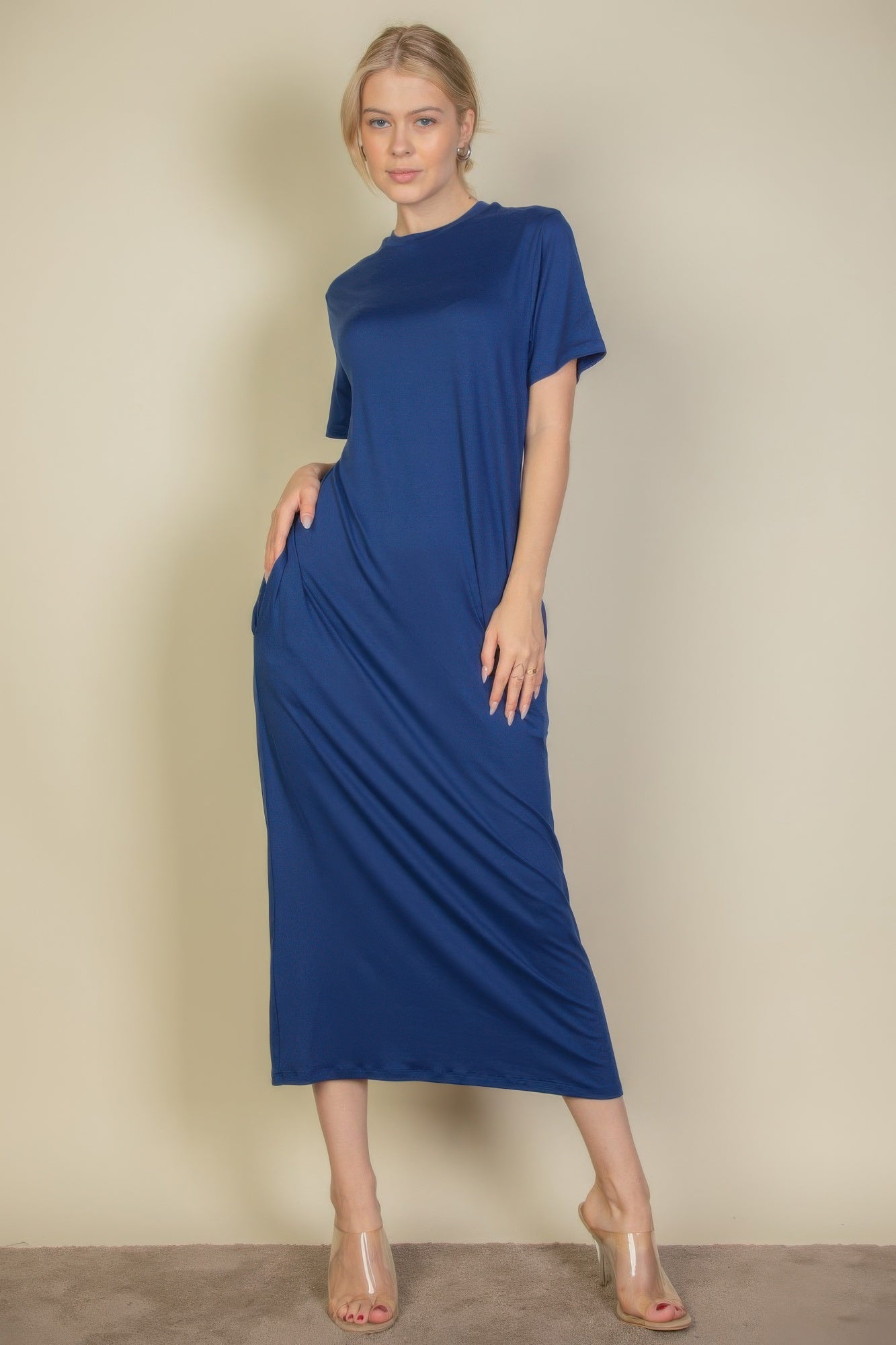 Side Pocket Tee Dress | Mixtshop LLC